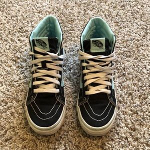 Vans! Black and Teal High-Tops